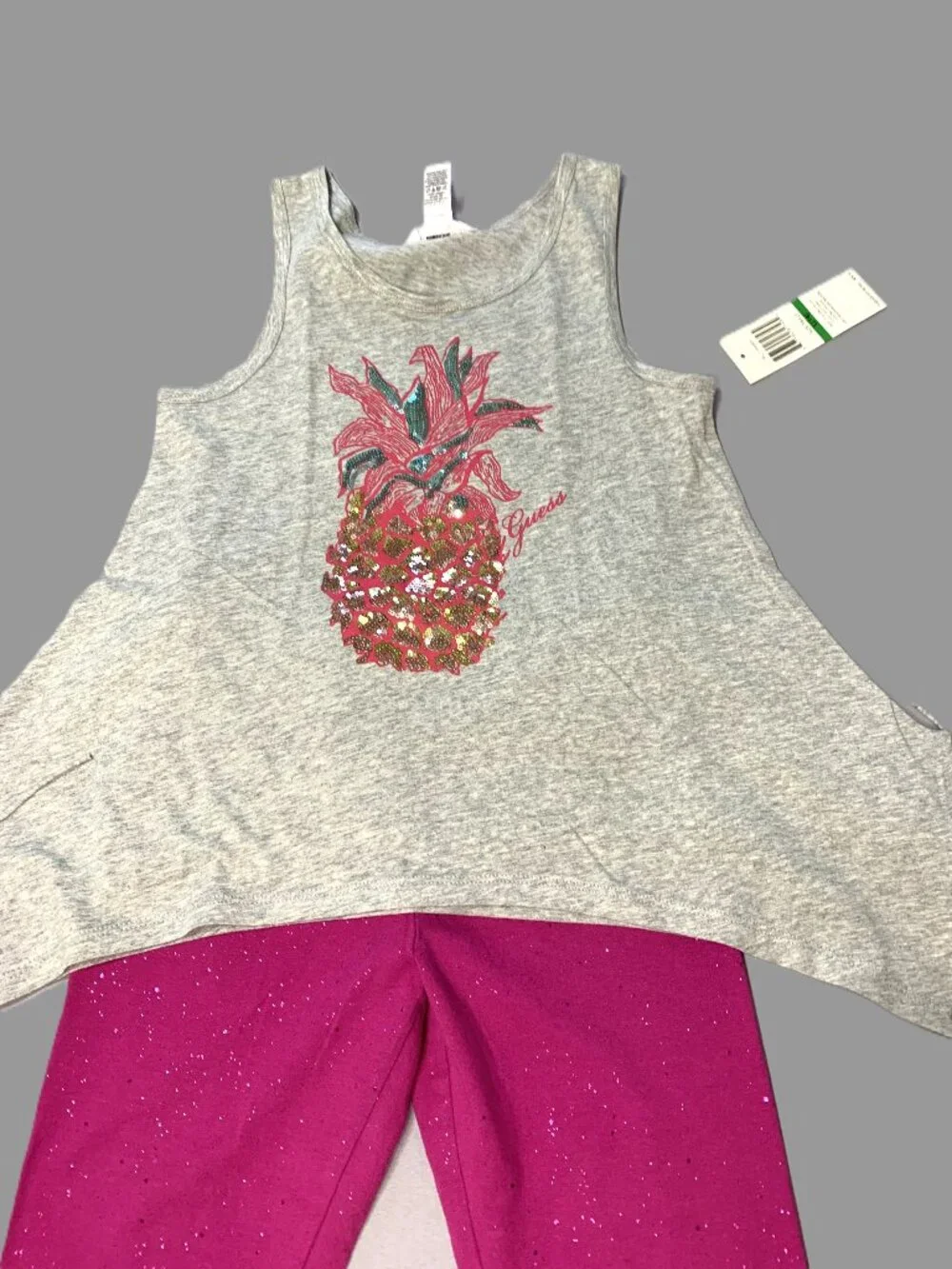 NEW 4 Piece Kids Set Guess/Children's/Thereabouts Tank Tops/Leggings Size 14